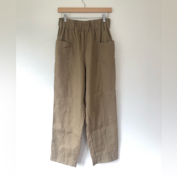 Ozma Linen Utility Pants - Picture 3 of 6